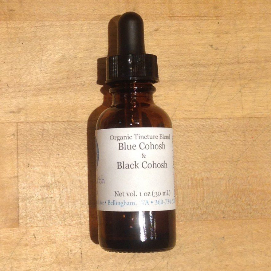 Blue and Black Cohosh Root Tincture, 1 oz Living Earth Herbs