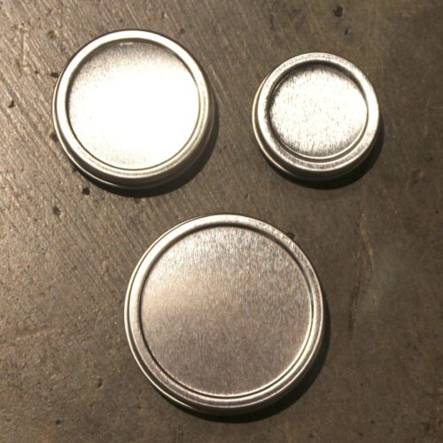 Metal Tins .5 oz 1 oz 2 oz